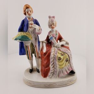 Occupied Japan Colonial Couple Figurine